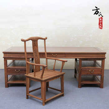 木仿古画案书法桌书画桌实木中式写字大班台办公桌书画案 160*78*80高