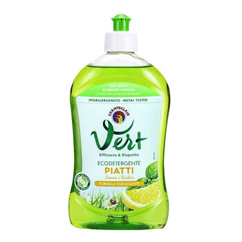 大公鸡管家 意大利进口 温和去油 浓缩柠檬洗洁精植物配方500ml/