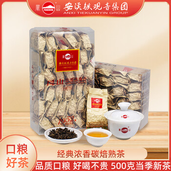 凤山乌龙茶安溪铁观音浓香型茶叶特级500g简易装自饮口粮茶正味工艺