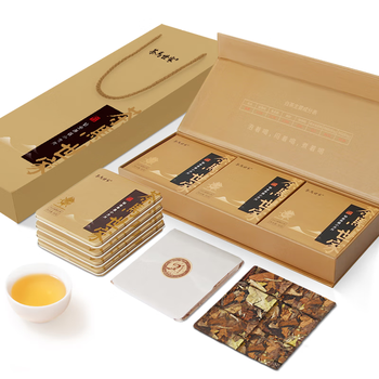 茶马世家福鼎白茶寿眉2015年老白茶小方片饼干茶送礼礼盒送礼180g