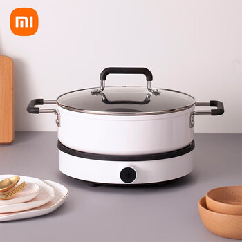 小米  电磁炉青春版（新老款随机发）配汤锅套装 2100W大功率 电磁炉N1/老款青春版搭配不锈钢汤锅