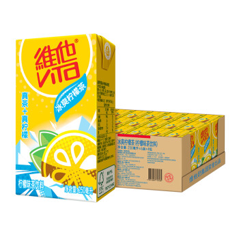 维他奶 维他冰爽柠檬茶250ml*24盒 清凉口感柠檬味红茶 经典港式饮料 整箱装,降价幅度3.6%