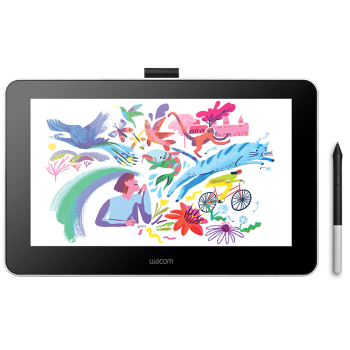 Wacom 数位屏 手绘屏 数位板 手绘板 绘画屏 网课手写板 写字板电子绘板 电脑 新帝 DTC133W0F