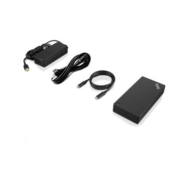 联想ThinkPad扩展坞 笔记本台式机桌面扩展器 Type-C接口支持3台4K显示 40AY0090CN 联想ThinkPad扩展坞 笔记本台式机桌面扩展器 Type-C接口支持3台4K显示 40AY0090CN