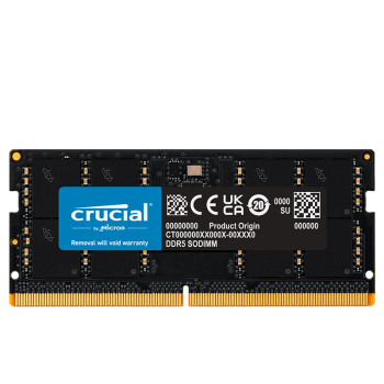 Crucial英睿达 16GB DDR5 5600频率 笔记本内存条 美光（原镁光）原厂颗粒 AI电脑配件