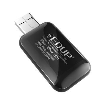 翼联（EDUP）EP-AC1681 1200M双频 USB无线网卡 蓝牙适配器 电脑WIFI接收器 台式机笔记本通用