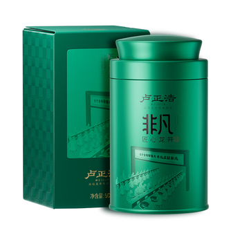 卢正浩绿茶匠心冷泡龙井茶叶特级50g2025新茶明前龙井茶叶罐装送礼自饮