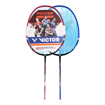 威克多（VICTOR）羽毛球拍对拍入门款套装超轻耐打训练比赛成人学生双拍TK-6188D/B