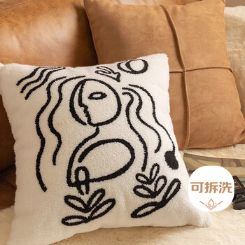 艾薇抱枕套 沙发抱枕靠垫套床头靠枕套45*45cm毕加索