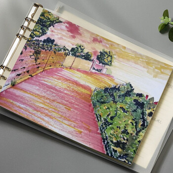 【全网低价】法拉蒙（faramon）活页本2本装A4大本子笔记本子加厚横向可拆卸思维导图简约大学生线圈空白日记本