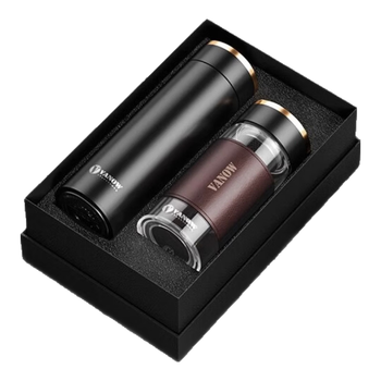 Vanow高档保温杯男士定制刻字礼盒智能泡茶杯新款水杯子教师节送老师