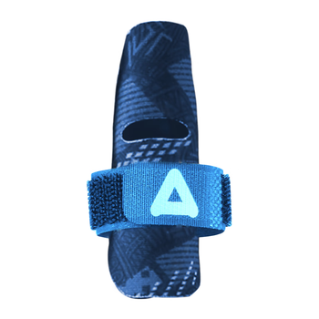 AQ手指固定保护指套运动篮排球护具篮色图腾加压款单只装B30924L/XL