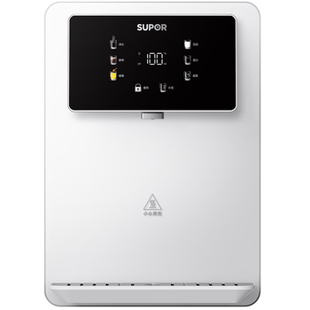 苏泊尔（SUPOR）壁挂管线机净水器款月光白家用即热饮水机餐边柜直饮机 全通量适配UV净化抑菌多档水温水位20G5