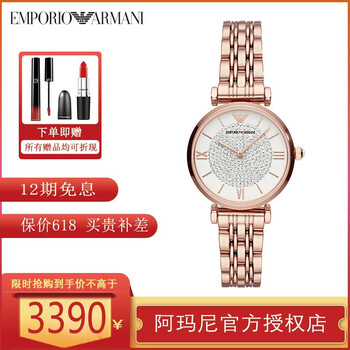 armani阿玛尼满天星手表女摩天轮钢带皮带手表满天星钢带ar11244