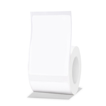 精臣 b3s/b21标签纸 三防热敏纸 50*70*110张白色单卷 服装吊牌商品价格食品不干胶贴纸