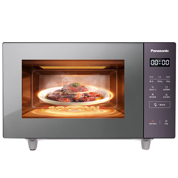 松下（Panasonic）Xtra蔓越莓微波炉电烤箱一体机多功能家用平板式1000W感温加热6档变频22升容量GF231Q