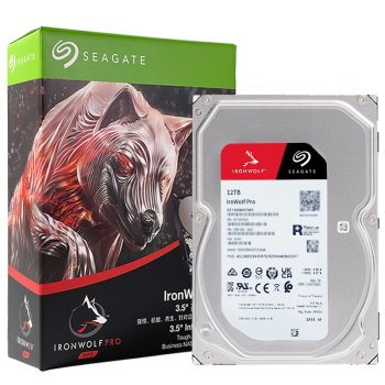 希捷（SEAGATE）NAS硬盘 10TB 企业级 256MB CMR垂直 静音低耗 机械硬盘 希捷酷狼Pro 数据恢复服务 ST10000NT001