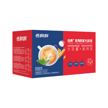 香飘飘奶茶经典+15杯整箱礼盒装混合3种口味1.035kg早餐代餐冲调饮料