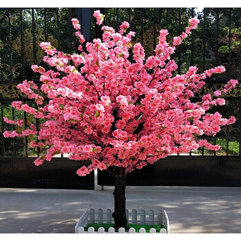 可狄仿真樱花树许愿树仿真桃花树假桃树仿真樱花树许愿树婚庆绢花拱门