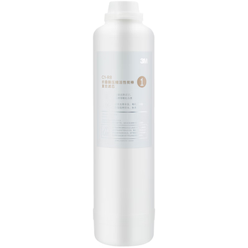 3M厨下净水器鲜活水400GR8-39G(C)原装压缩活性炭棒复合滤芯C1-R8