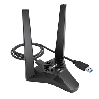 睿因（Wavlink）WL-WN692A3 1300M USB无线网卡台式机电脑千兆5G双频WIFI接收器外置无线网络接收发射器