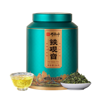 珍茶师乌龙茶安溪铁观音清香型特级500g罐装茶叶自己喝