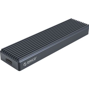 奥睿科（ORICO）M.2 NVMe固态硬盘盒 Type-C3.1接口SSD移动硬盘盒适用笔记本电脑M2外置盒-全铝CNC/灰色
