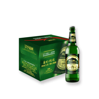 龙山泉 啤酒精品 535mLx12瓶本溪特产绿棒子