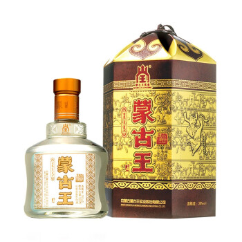 蒙古王39度金帐3系列金包浓香型白酒500ml1瓶