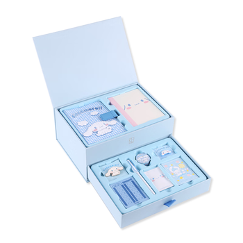 kinbor玉桂狗三丽鸥A6手帐本套装128页笔记日记本生日礼盒女生文具套装钢笔套装DT56071儿童节毕业礼物