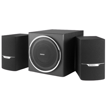 漫步者（EDIFIER）R303BT 2.1低音炮电脑音响 全木质蓝牙音箱 高保真 台式机笔记本音响 黑色