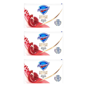 舒肤佳【年货】焕肤红石榴深层排浊高端香皂108克*3块 肥皂洗澡洗脸洗手