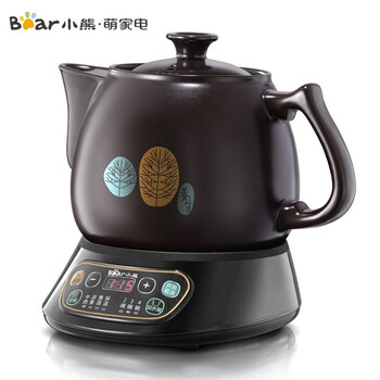 小熊（Bear）中药锅煎药壶 3.5L中药壶全自动熬药砂锅药罐中药煲电药壶电药锅煲药熬药锅陶瓷JYH-B40Q1