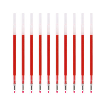 斑马牌（ZEBRA）0.5mm多功能中性笔替芯（适用于J3J2/SJ2/JJZ68） RJK 红色 JK-0.5芯 10支装