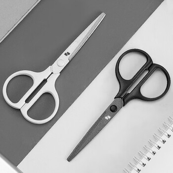 三木（SUNWOOD）名匠系列 150mm特氟龙防粘防锈家用办公剪刀 白色 MC31