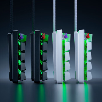 雷蛇（Razer）猎魂光蛛迷你版 水银 便携 电竞 游戏机械键盘 段落光轴