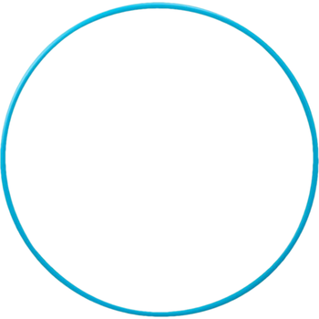 迪卡侬呼啦圈幼儿园小号儿童健身收腹美腰器材GYME蓝色85cm 1704292