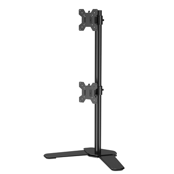 LUCKPRO显示器支架双屏  上下双屏显示器支架 电脑桌支架 双屏支架臂 显示器增高架 免打孔支架15-30英寸