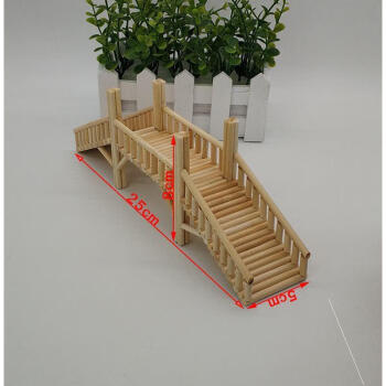创意手工桥梁幼儿园牙签桥仿真桥的模型手工制作材料桥梁木条玩具桥