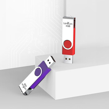 兰科芯（LanKxin）4GB USB2.0 U盘 TB108专业投标U盘 公司企业 招标小容量标签无损电脑优盘10个/盒