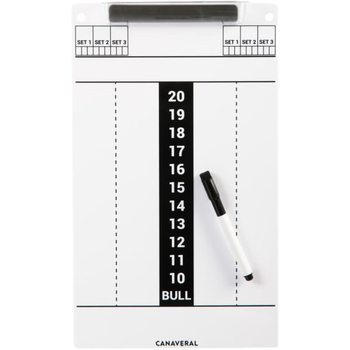 迪卡侬飞镖计分板实用简易可擦拭附笔架计分板飞镖计分板-2987101