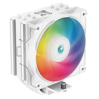 九州风神（DEEPCOOL）玄冰400V5ARGB白色CPU电脑散热器附带硅脂(白化4热管/幻彩ARGB/220W/AG400ARGB WH）