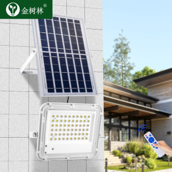 金树林太阳能户外LED投光灯一拖二