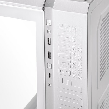 华硕TUF GAMING GT502 白色弹药库机箱 白色线缆/双仓设计/免工具拆卸/白色海景房/创新散热/GPU支架 华硕TUF GAMING GT502 白色弹药库机箱 白色线缆/双仓设计/免工具拆卸/白色海景房/创新散热/GPU支架
