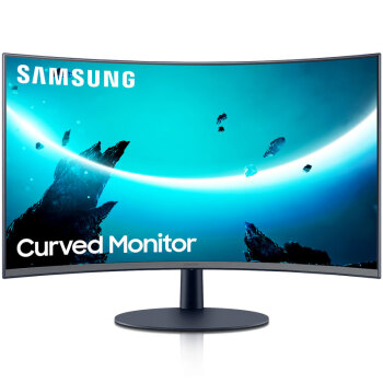 三星（SAMSUNG）23.6英寸1000R超曲面 窄边框 75Hz刷新率 FreeSync HDMI接口 高清电脑显示器 （C24T550FDC）