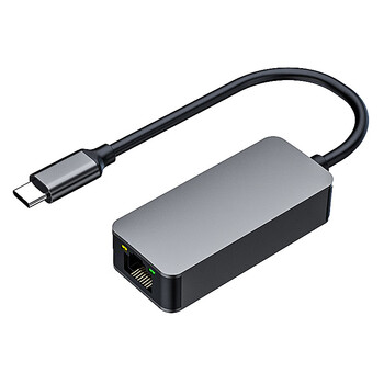 EB-LINK Type-C有线网卡2.5G笔记本电脑外置网卡2500M USB-C转RJ45网口转换器网线转接头适用苹果Mac平板