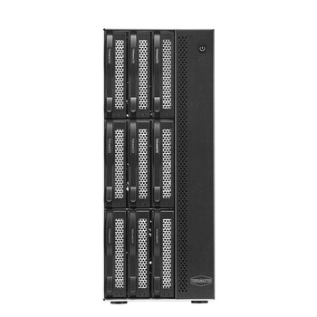 铁威马（TERRA MASTER）T9-423 9盘位NAS 网络存储服务器（Intel四核 8G内存 2.5GbE）搭配西部数据企业级18T*9块