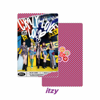 itzy正规1crazyinlove周边同款小卡itzy