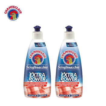 大公鸡管家 衣领净洗衣液 重油污渍克星清洁剂 油污清洁剂375ml*2瓶