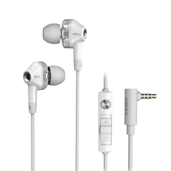漫步者（EDIFIER）HECATE GM360入耳式有线3.5mm双动圈四核低音炮音乐耳机耳麦 手机电脑线控电竞游戏吃鸡耳塞 白色